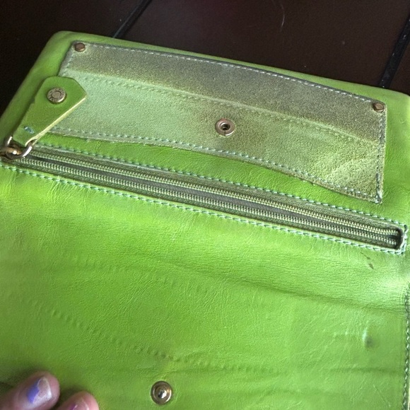 JIMMY CHOO AUTHENTIC SUEDE/LEATHER WALLET - Picture 14 of 16